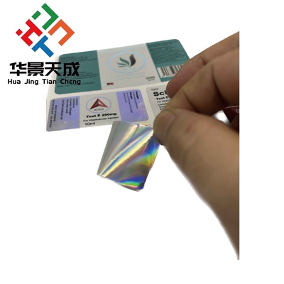 Single Side Printing Glass Vial Labels for Durable Packaging