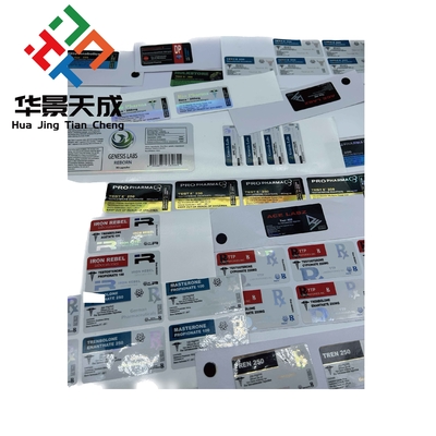 Full Color Bottle Adhesive Sticker Label 2.5 Mil Thickness For High Labeling Needs