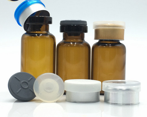 Clear  brown 10ml Glass Vials  Small Glass Bottles For Injection Liquid Oil