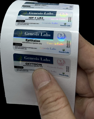 Gh Packaging Labels 1ml 2ml Peptides Injection Labels