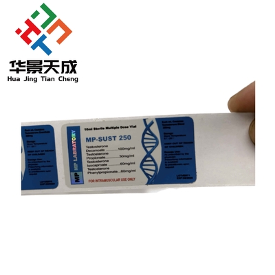 Test E 250 10ml Vial Labels Steroide Injection Labels