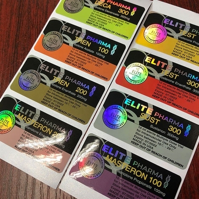 Adhesive 10ml Vial Labels Custom Label Stickers Packaging For Injection  Vials