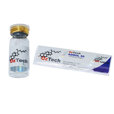 Biotech Brand Strong Adhesive Vinyl 10ml Vial Labels For Men'S Health Products