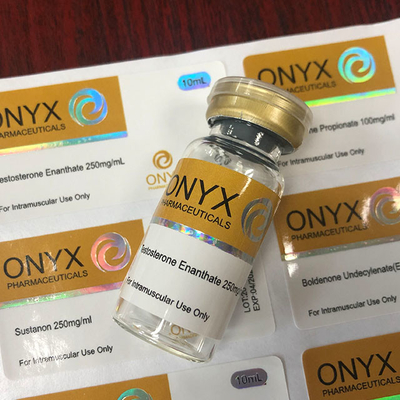 NANO LAB  PHARMA Small Bottle Labels Printing 10ml Vial Labels For Glass Vials Custom Design
