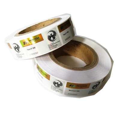 Roll 10ml Vial Labels Stickers For Pharmacy Peptide Injections Vials With Gold Foil Printing