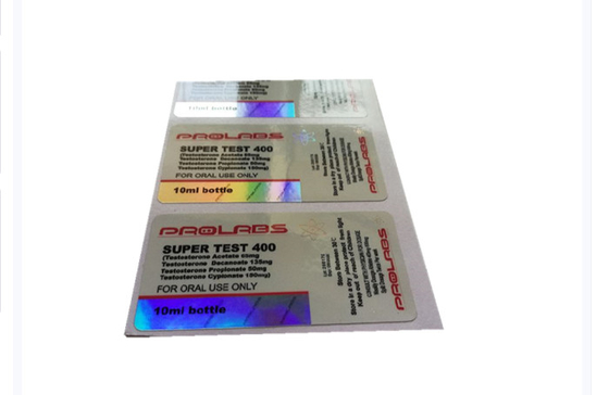 Laboratory Label Maker Glass Vial Labels For Testerone Propionate 10ml Bottle Labels