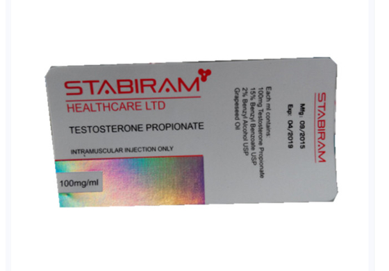 Laboratory Label Maker Glass Vial Labels For Testerone Propionate 10ml Bottle Labels