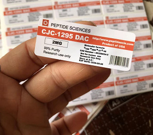 Peptide HcG HG H Injection Bottle Labels Printing Of 2ml Bottle And 1ml Ampoule