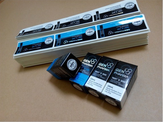 Waterproof 10ml Vial labels Gen Pharma Design For Glass Bottles Moving Hologram Medicine