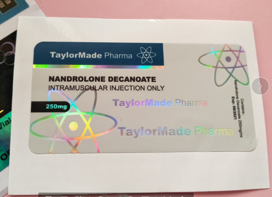 Anti Fake Laser Holographic Injection Vial Use Printed Labels 10ml Vial Labels