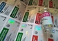 Pharmaceutical vial Strong Adhesive Labels 10ml Hologram Vial Labels For Apex vial