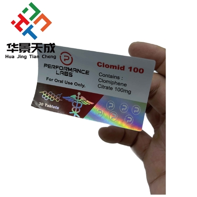 Anavar Oxandrolone Oral Tablets Labels Water Resistant Customized Size Paper Labels