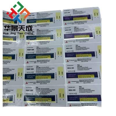 5mg Metribolone-5 Methyltrienolone Oil Steroide Vial Labels Made of PAPER/PET/PVC