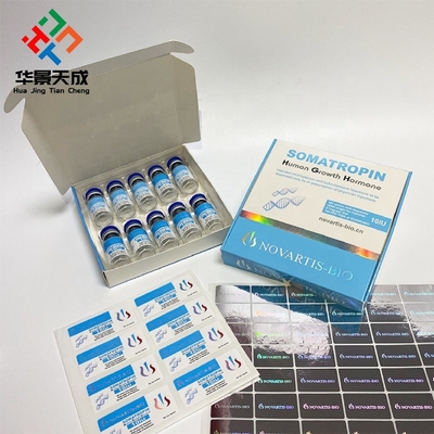 Strong Adhesive Vinyl 2ml Vial Peptide Labels for Tirzepatide Customizable and Durable