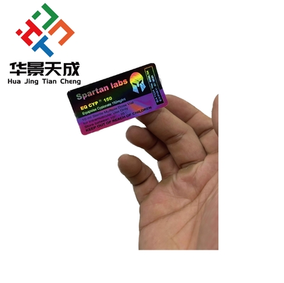 Hologram Laser 10ml Viall Labels For Testosteron Injection Oil bottles