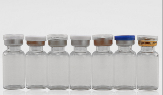 Clear Brown 10ml Glass Vials With Caps And Stoppers For The Steroides Inejction Oil