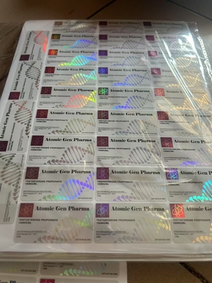 Customized Adhesive Injection Oil Labels For Steroide Product Test Cyp