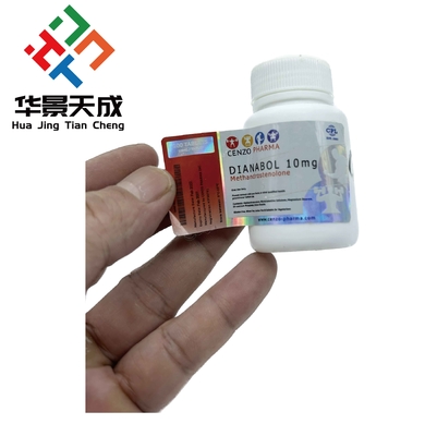 Methandrostendlone 10mg 100Tablets  Hologram custom pill bottle labels