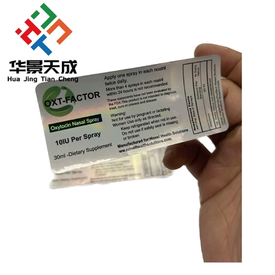 Anavar 5mg Pill Bottle Label Tablet Oral Labels  Hologram Materail Printing Waterproof