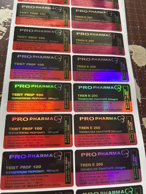 Testo Propionate 100mg Hologram Laser 10ml Glass Vials