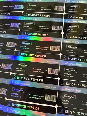 L-CARNATINE 500mg/ml 30ml Vial Labels Customized Logo And Design