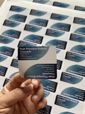 Tirzepatide 7.5mg/60units Tow Sides Printing Multiple Dose Vial Labels