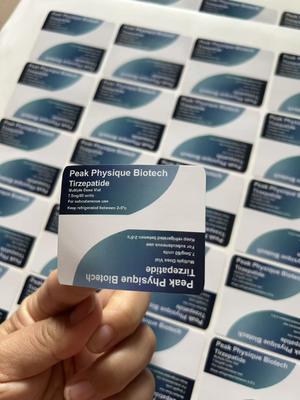 Tirzepatide 7.5mg/60units Tow Sides Printing Multiple Dose Vial Labels
