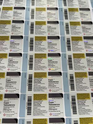 Test Sustan Pharmacy Bottle Labels For 10ml Vials