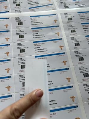 Anavar 50mg Tablets Oral 50mg white pvc materail Plastic Bottles Labels