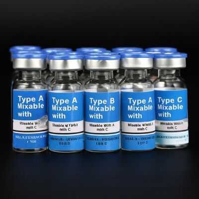 Waterresistance Yes Glass Vial Labels Offering Types That Can Mix With Different Names And Customized With Customers Logo