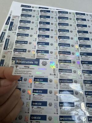 Semaglutide 5MG 2ml 3ml Glass Medicine Bottles Labels