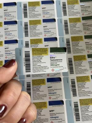 Tre Acetate 100 Mg 6x3cm Fit For 10ml Glass Vials