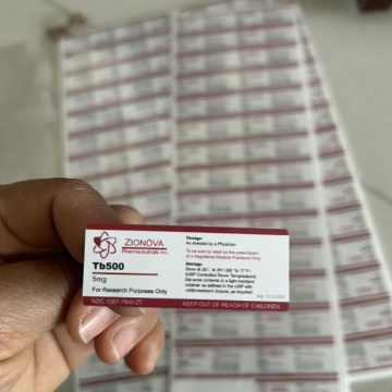 TB500 PVC Waterproof peptide vial labels