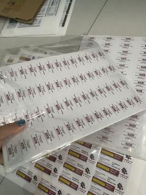 Test Cyp 250mg 10ml vial Labels Customizable Size for Pharmaceu tical Bottles