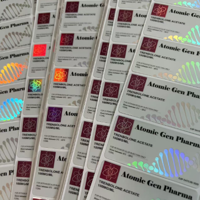 Tets e 250mg laser materail 10ml glass bottle labels