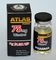 Black Pharma Steroid Vial Labels Black Glossy Finish Custom Adhesive Stickers
