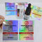 Die Cut Anti Counterfeit Holographic vial Vial Labels