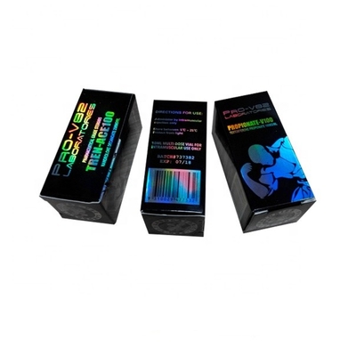 Glossy Lamination Hologram 10ml Vial Boxes 6x2.5x2.5cm