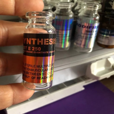 CMYK Color 10ml vial Vial Labels Hologram Material