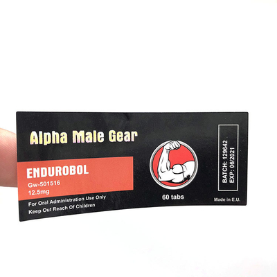 OEM Waterproof And Durable 10ml Vial Labels Strong Adhesive Removable