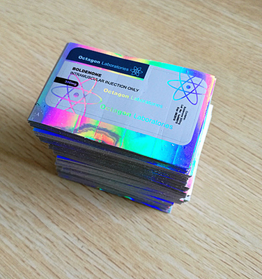 Digital Printing Vial Vial Labels Rectangle Shape 10ml