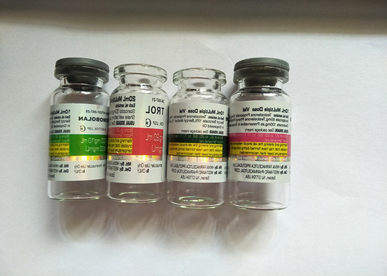 Hkma Design  Holographic Glass Vial Labels For 10Ml vial Vial
