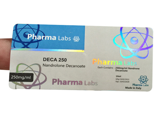 Holographic Prescription Vial Labels / Custom Adhesive Stickers Free Samples