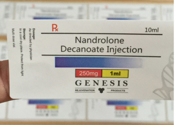 Nand Decanoate Glass Vial Labels Laser Film Material Panton Color