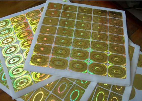 Round Circle Security Hologram Sticker Permanent Adhesive Waterproof