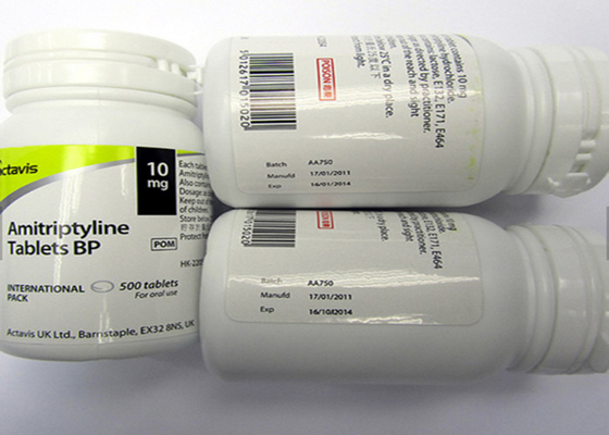 Pill Bottle Instruction Custom Vial Labels Glossy Finish With PET Material