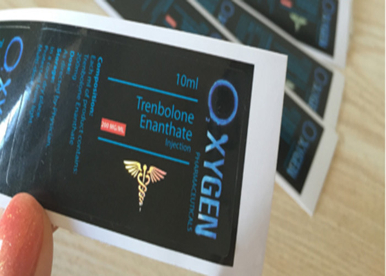 Full Color Printing Medicine Bottle Label For Oxygen tren Enanthate 200mg