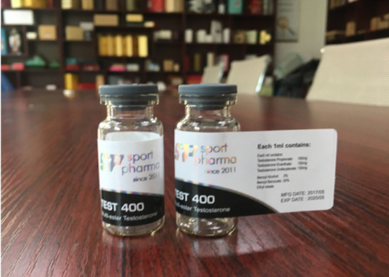 Pharmaceutical vial Bottle Labels Spot UV Embossed Hologram Logo Effect