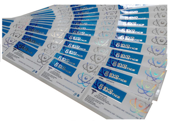Glossy Holographic Laser Custom Adhesive Labels For Vial Injection vial