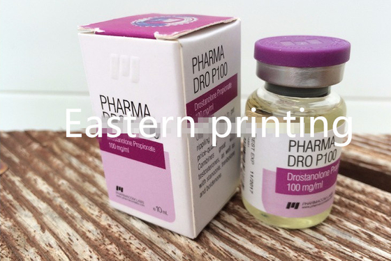 Bespoke Paper 10ml Vial Labels Square Shape For Pharma Anabolic